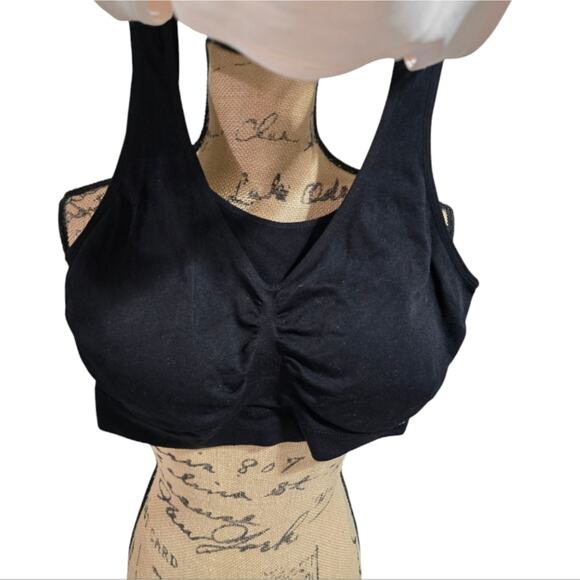 Nautica 3pk Active Athletic Lounge Comfy Workout Bras Bralettes Plus Size 3X New - Picture 3 of 10